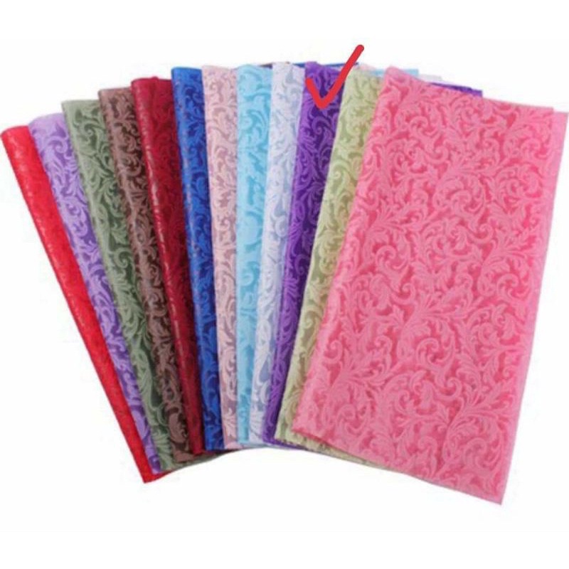 Giấy mếch sò Gấm Lụa gói hoa hàng cao cấp (Tập 20tờ)