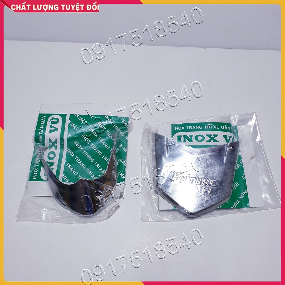 Bộ ốp mỏ dè INOX xe FUTURE 125 đời 2018 - 2021 ( Giá 1 Bộ Trước, Sau )
