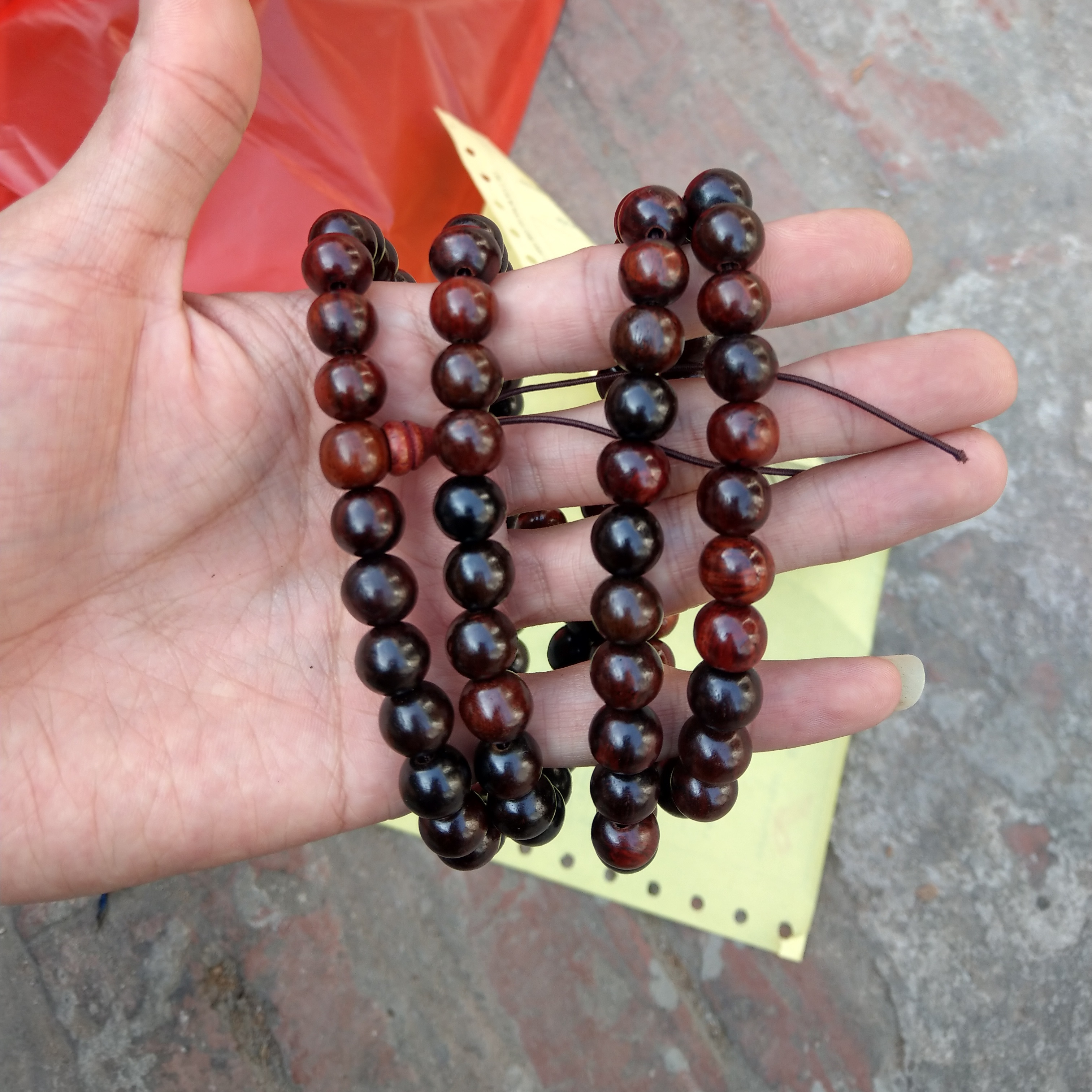 Tràng 108 Hạt - Gỗ Trắc - Size 10mm