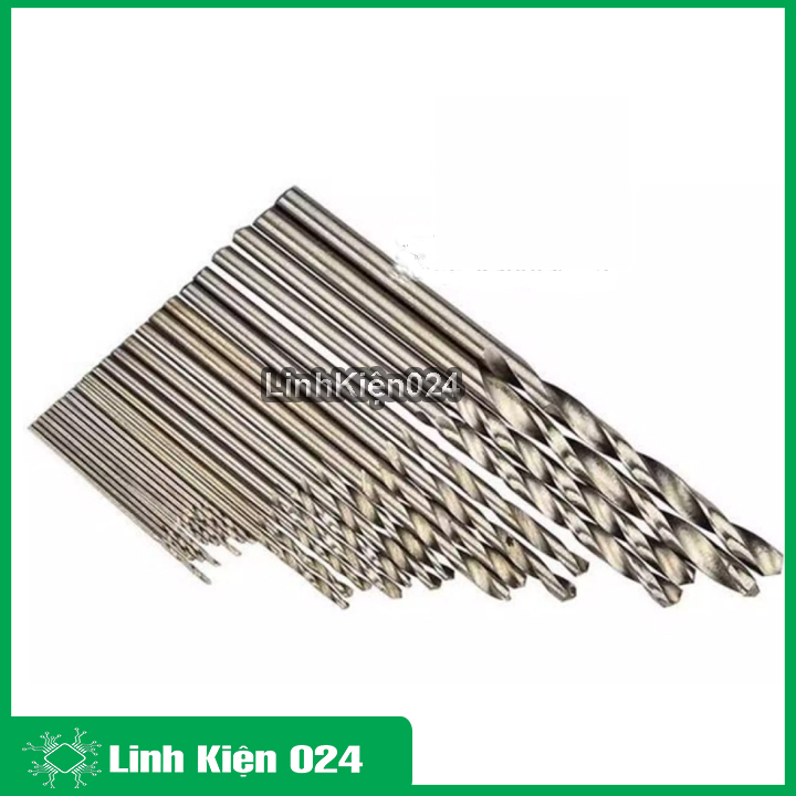 Bộ 25 Chiếc Mũi Khoan HSS QST 0.5mm-3.0mm