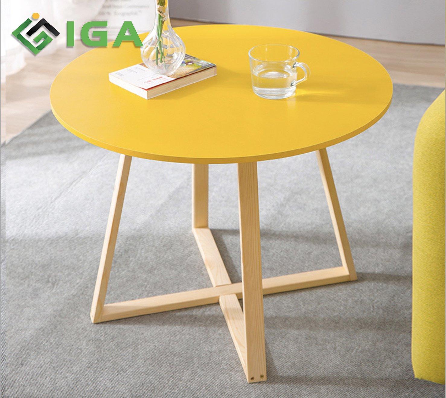 Bàn trà sofa Bắc Âu Chân vuông mặt 60cm