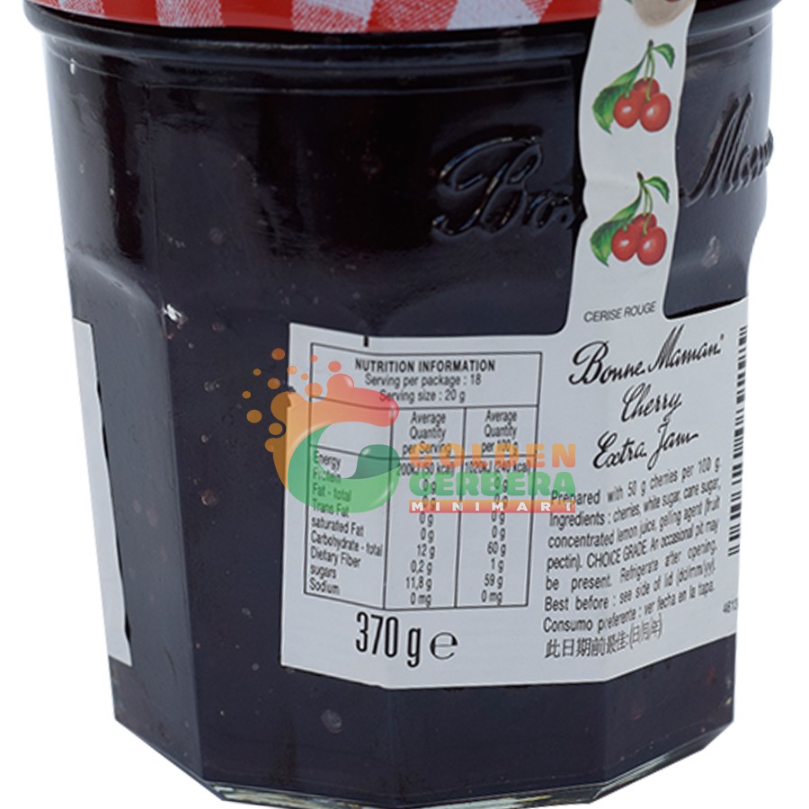 Mứt Cherry Bonne Maman 370G
