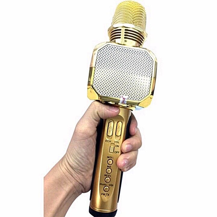 [FREESHIP MAX + MÃ GIẢM GIÁ] - Micro Karaoke Kiêm Loa Bluetooth Sd10 Chính Hãng