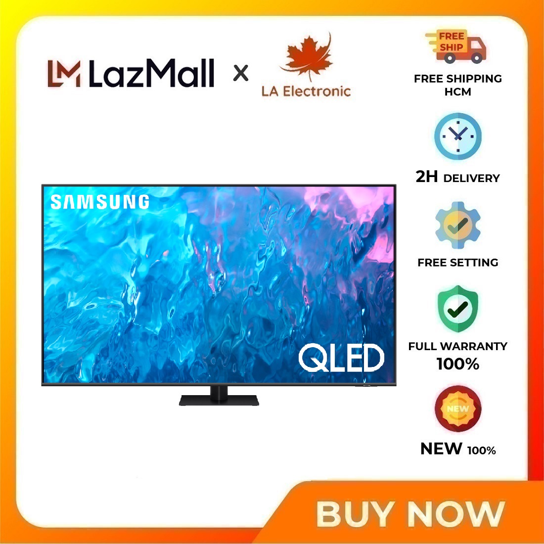 Smart tivi qled 4k 65 inch samsung qa65q70ca - miễn phí vận chuyển hcm - remote thông minh one remote sạc qua usb c & ánh sáng