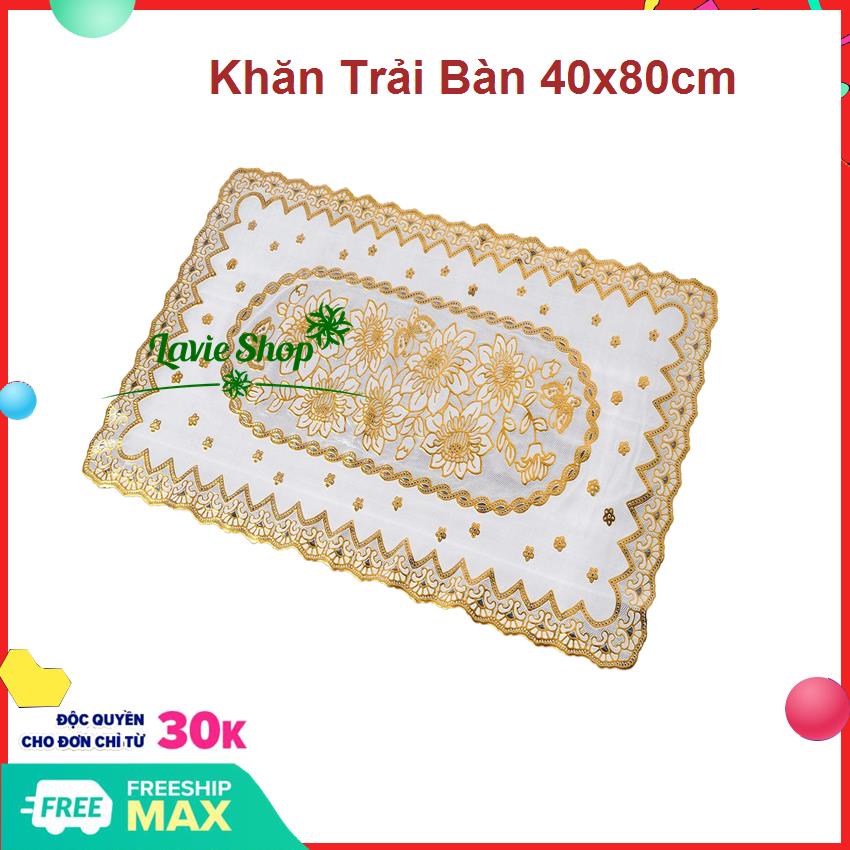 [HCM]Khăn trải bàn 40x80cm - Free Ship