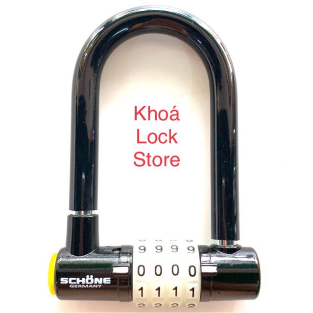 Ổ khóa số SCHONE SC802 chiều dài càng khóa 125mm