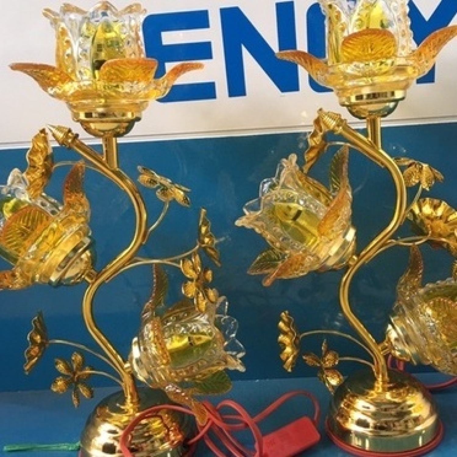 Đèn thờ hoa sen 3 bông