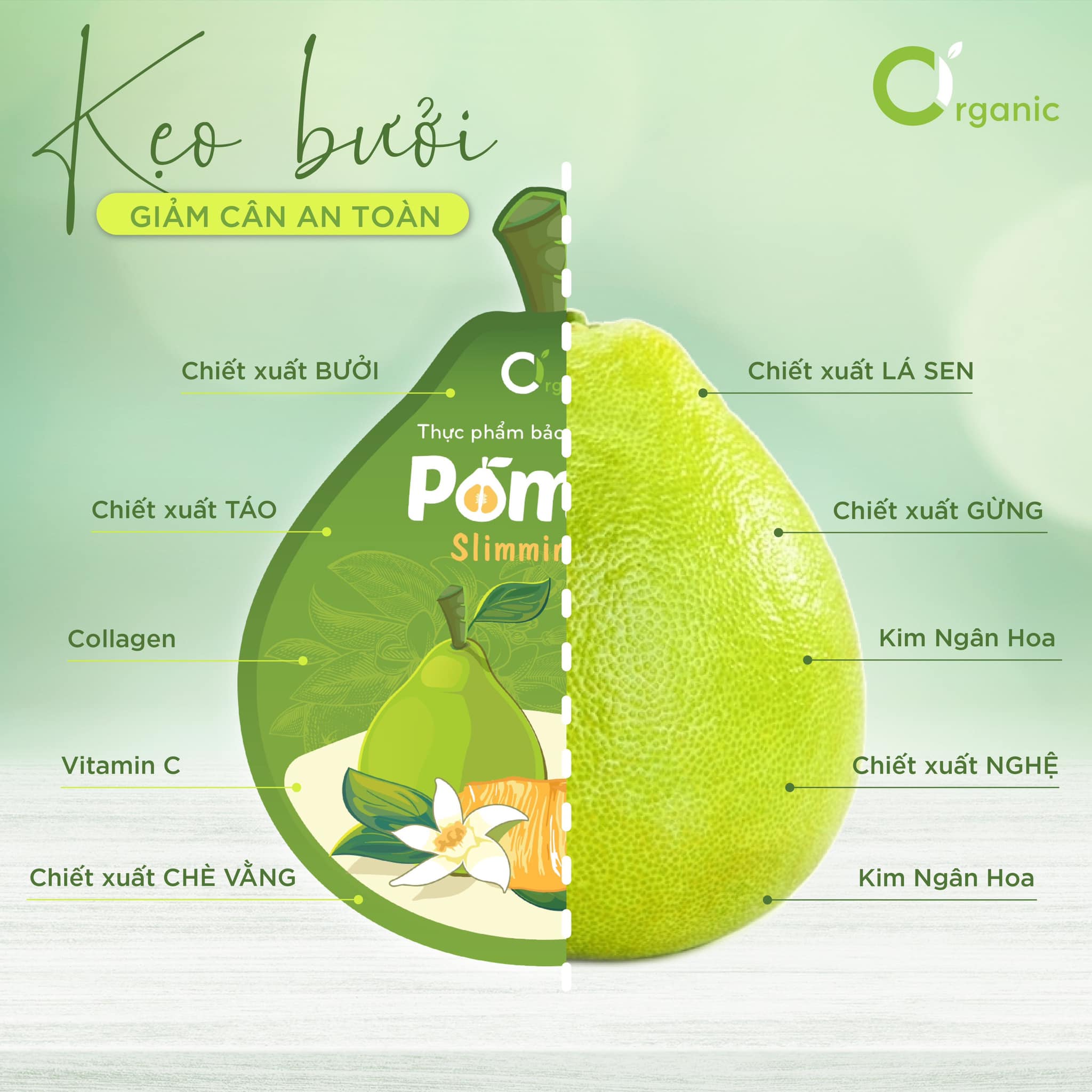 KẸO BƯỞI GIẢM CÂN