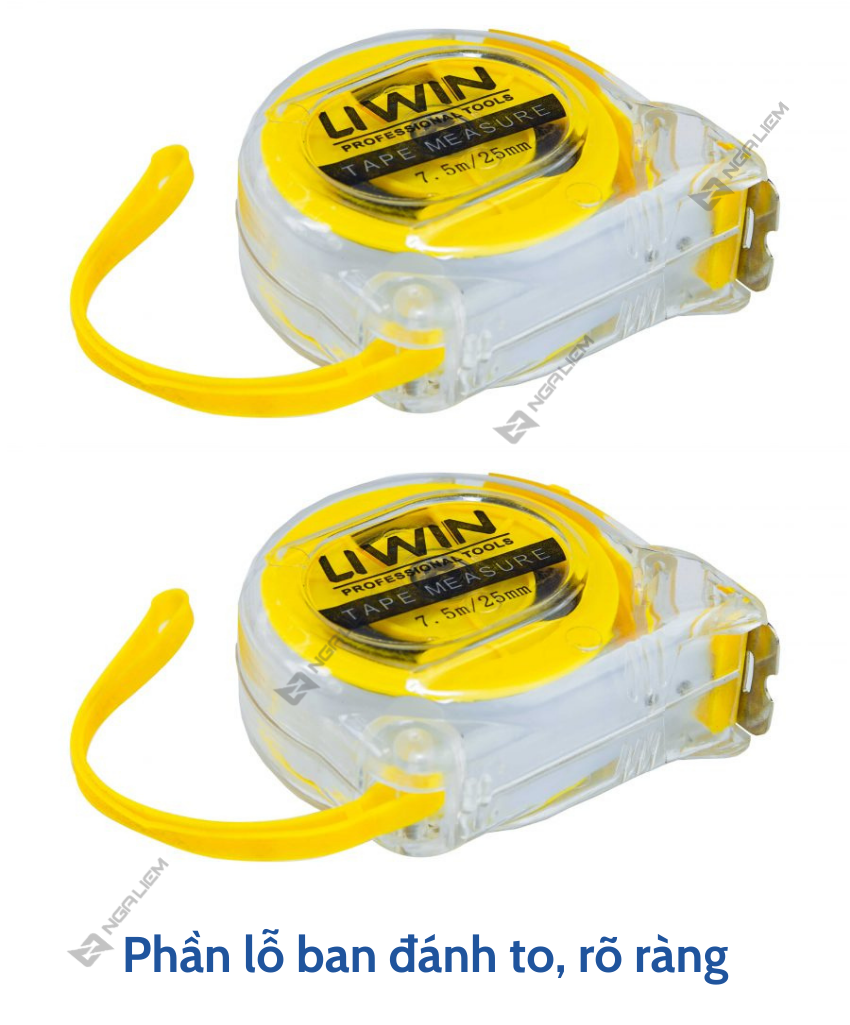 Thước Kéo Trong Lỗ ban (3m, 5m, 7m5, 10m) LIWIN