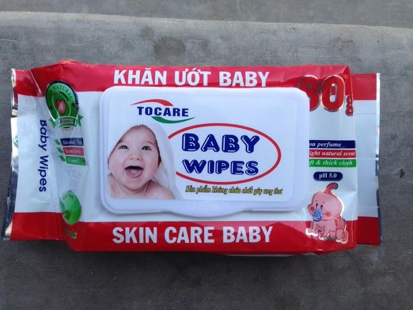 [HCM]COMBO 2 Khăn ướt baby wipes 80 tờ