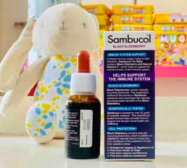 Sambucol tăng đề kháng drop dạng giọt cho bé từ 6 tháng