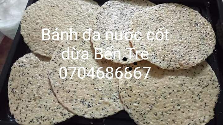 Bánh đa nước cốt dừa Bến Tre(10 bánh chưa nướng)