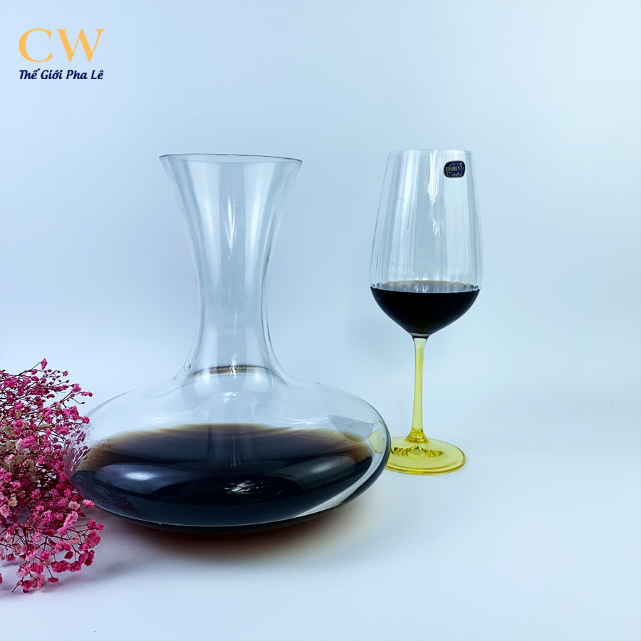 Bình Decanter Pha Lê Tiệp 34136 1500ml (Lắc Vang Pha Lê)