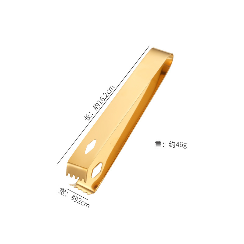 Stainless steel mini Nice clamp for sugar balls, cookies, candy levels, ice sizes-bar tools-travel ice clip-Kep gap do an