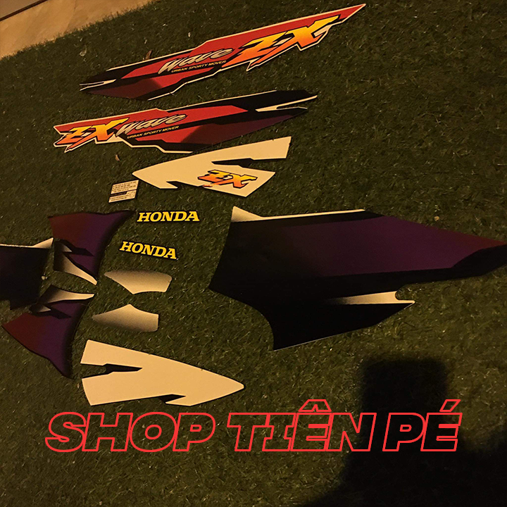 TEM XE WAVE ZX MÀU TRẮNG HÀNG CAO CẤP