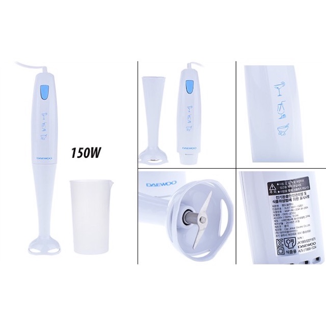 [HCM]Máy xay sinh tố cầm tay DAEWOO DEB - JZ150