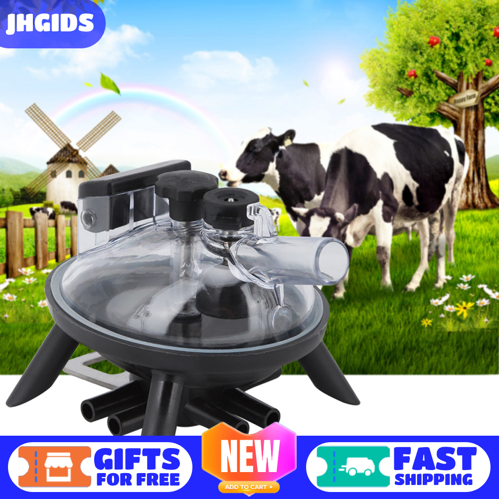 Allinit 240cc Cow Use Milking Claw Milk Collector Tool Replacement Accessories for Cow Milking Machine