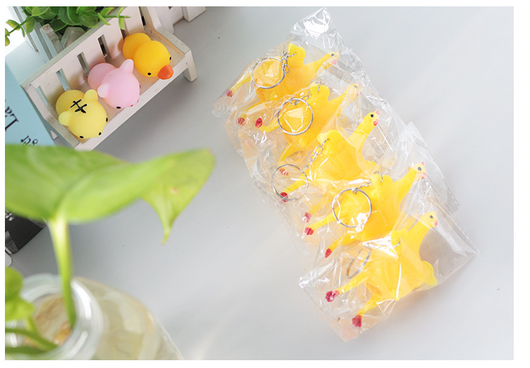 Móc khóa gà đẻ trứng hàng đẹp
