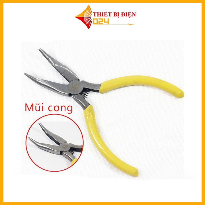 Kìm Mỏ Cong Nhọn Bosi 5 Inch