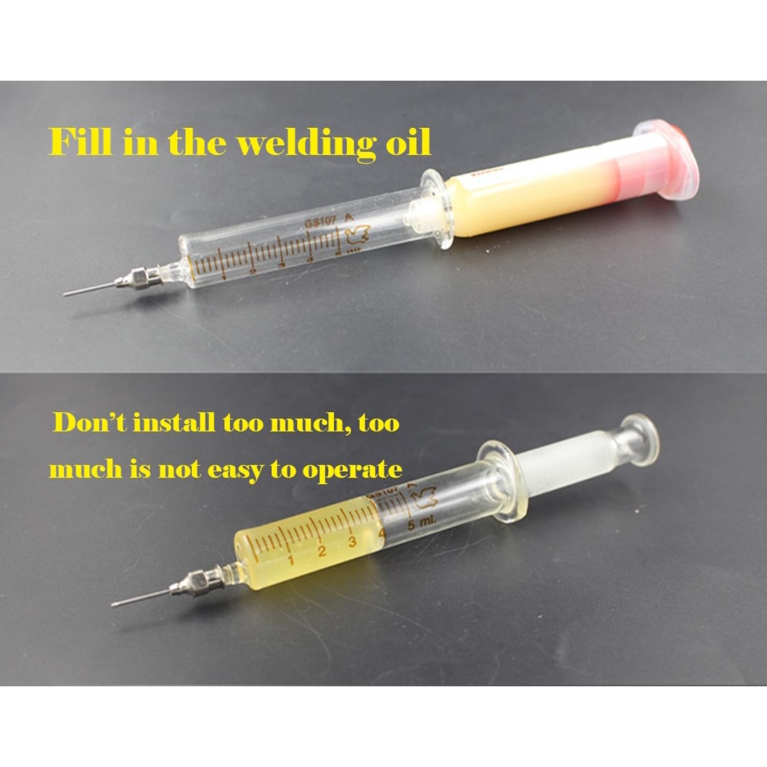 Xi lanh thủy tinh kèm đầu (5ml, 10 ml)