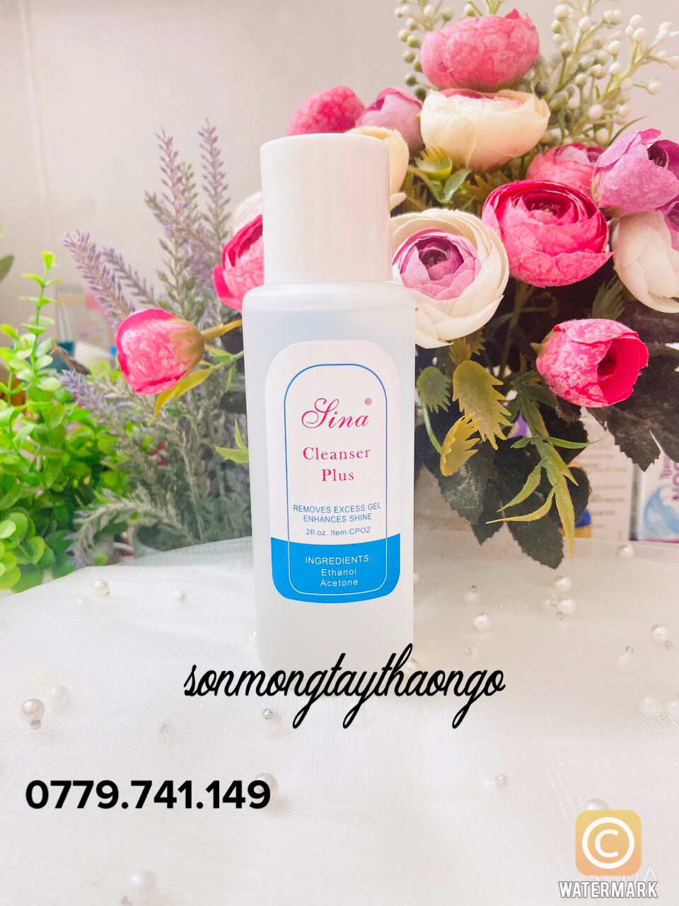 Nước lau sơn gel siêu bóng Sina