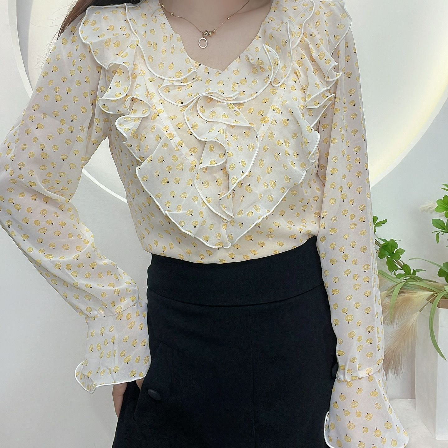 AN29 - ÁO KIỂU CÔNG SỞ BÈO DỄ THƯƠNG