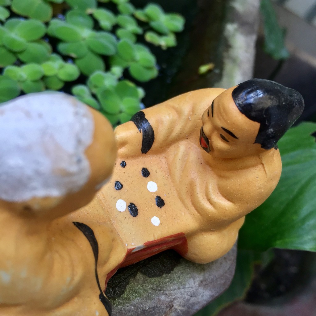[HCM]Ông Lão Đánh Cờ Trang Trí Hồ Cá Bể Cá-Hòn Non Bộ