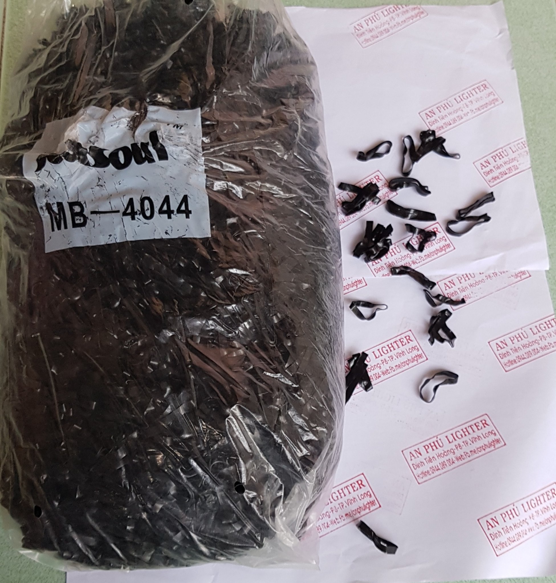 1kg Dây chun buộc Tóc Màu Đen - Thun Buộc Tóc Thái
