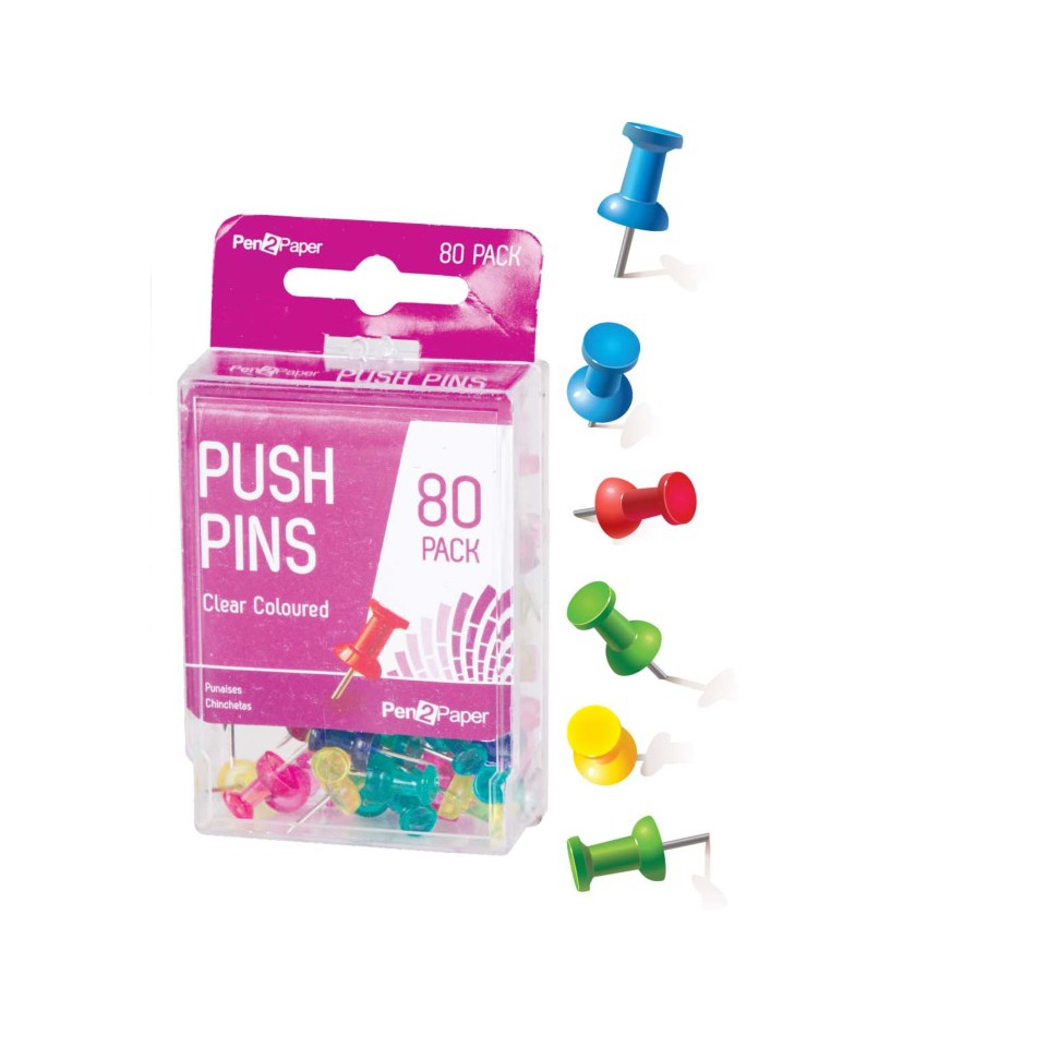 Đinh có định nhiều màu 80 cái/bộ uncle bills sg0418