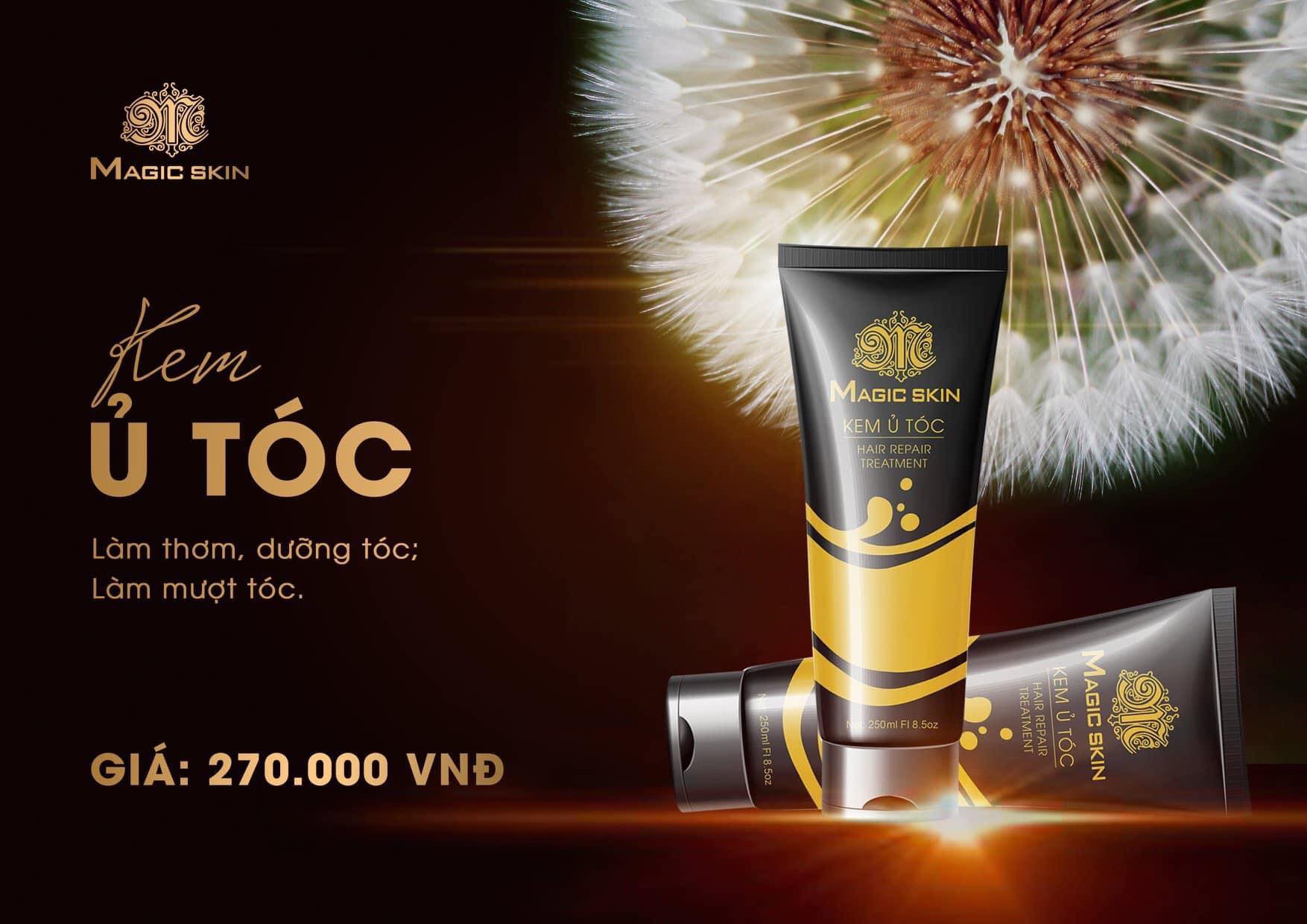 Ủ tóc - Kem ủ tóc magic skin kích thích tóc mọc dài nhanh và mềm mượt