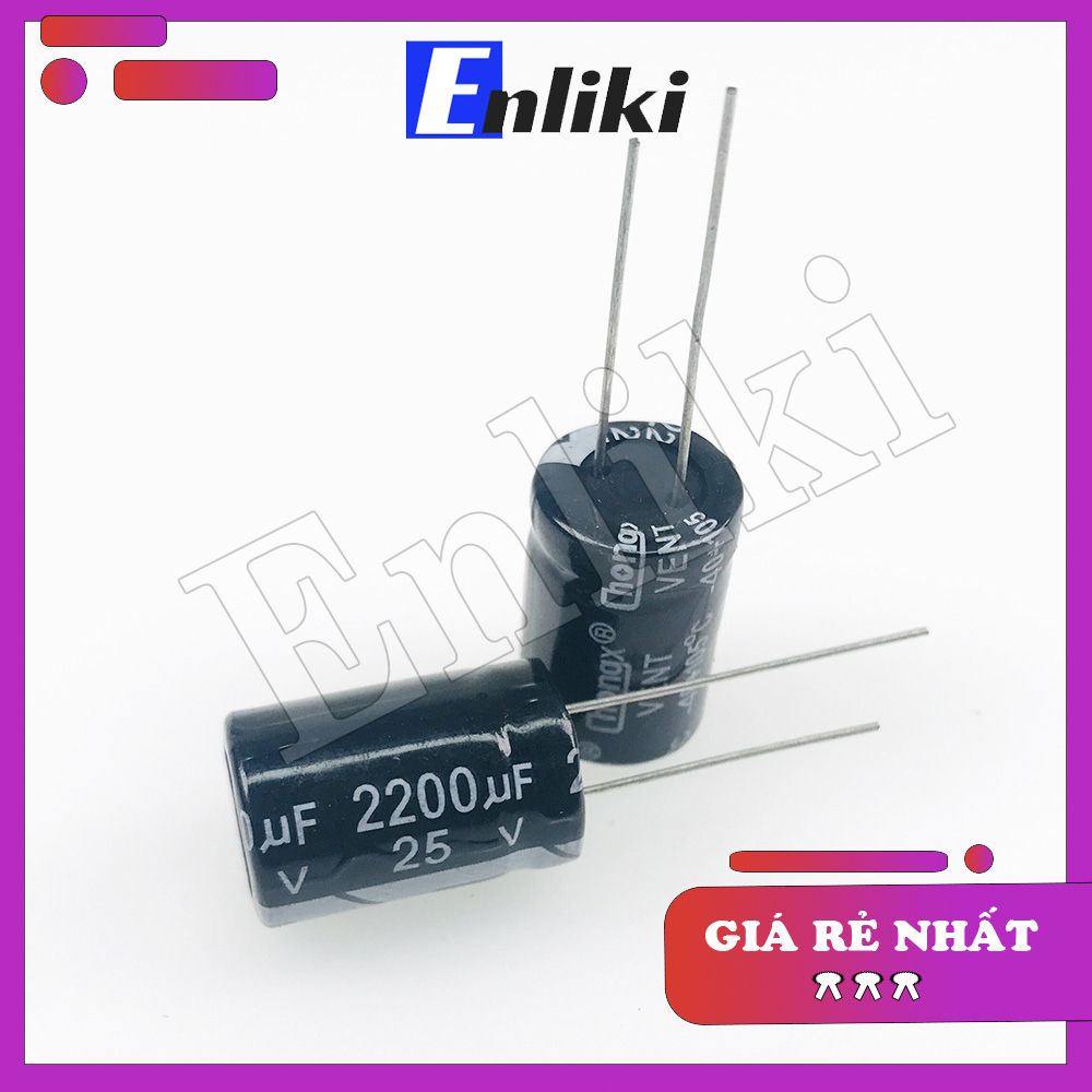 Tụ 2200uF 25V kích thước 13x20mm
