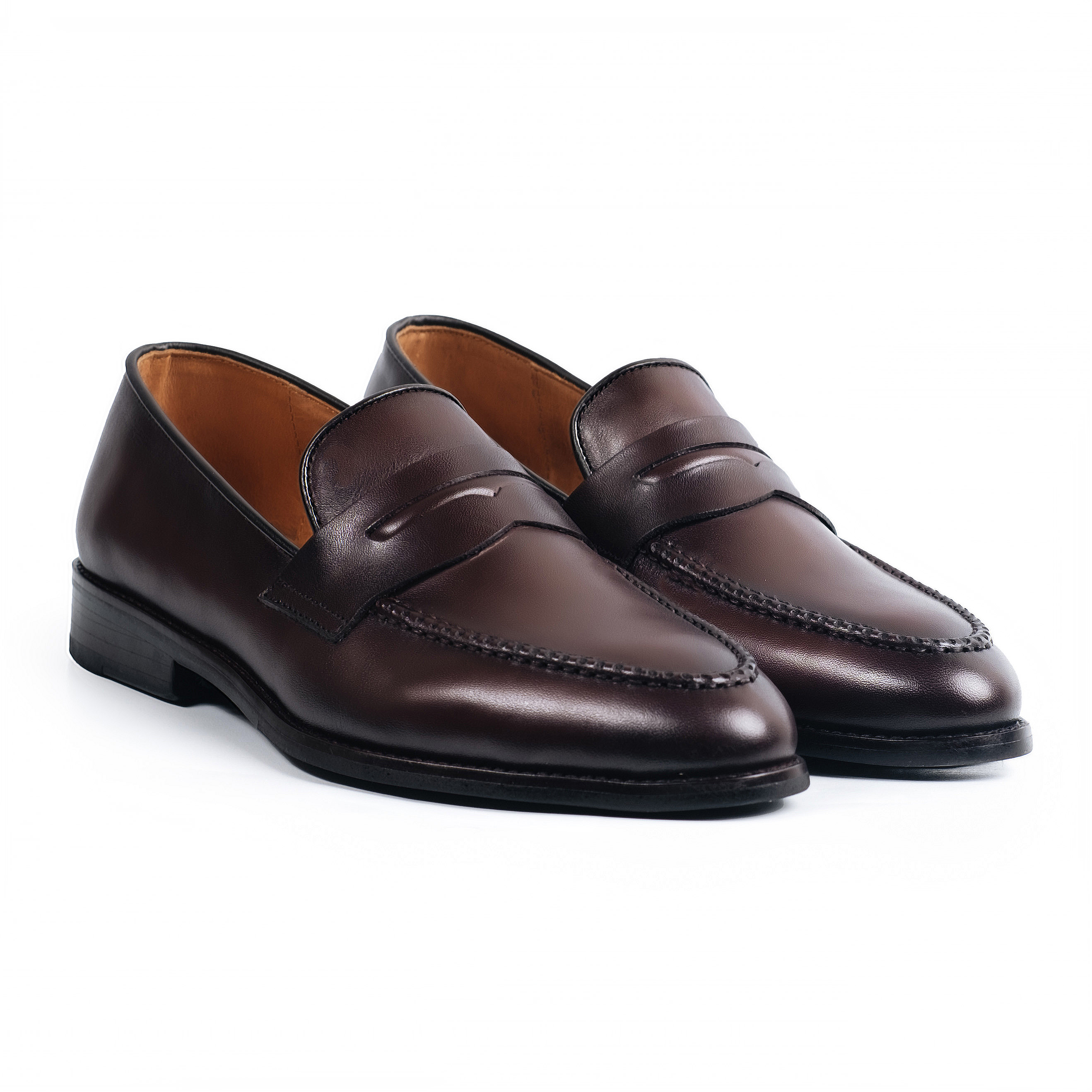 Giày Tây Cao Cấp CLASSIC LOAFERS - LF02 - Da Bò Ý Lót Trong Da Bò Mộc - Thương hiệu Be Classy