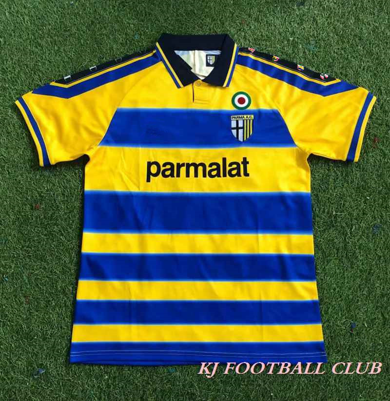 2022 2023 Newest 1998-99-00 Parma Retro Soccer Jersey Adult Short Sleeve  Football Jersey 