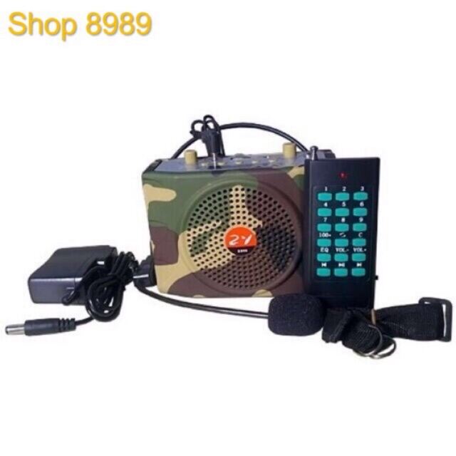 LOA TRỢ GIẢNG BẪY CHIM E 898 ĐIỀU KHIỂN XA