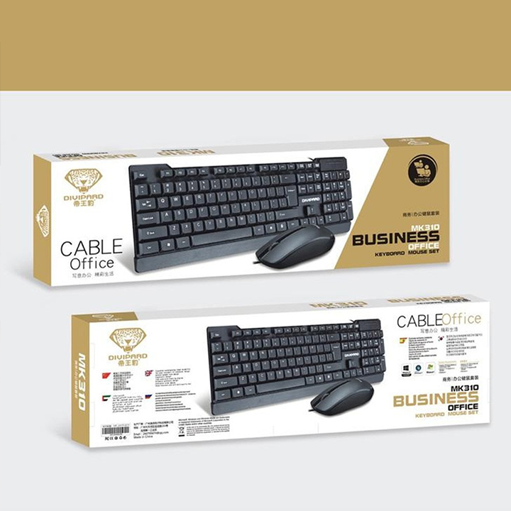 Combo Bàn Phím và Chuột văn phòng Divipard MK310