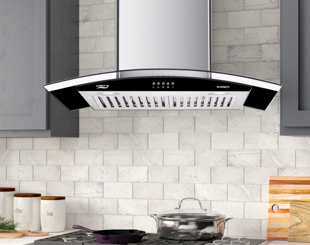 [Trả góp 0%]Máy hút mùi Chefs Kính cong 70 cm EH-R506E7G (Giá áp dụng giao tại HN, HCM& các tỉnh liên hệ shop)