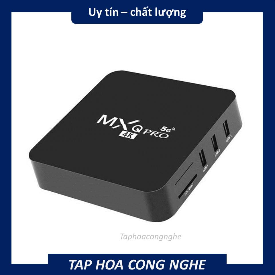 MXQ Pro Android TV Box 2GB + 8GB 4K 5G Wifi Quad Core Smart TV Box (Bảo hành 6 tháng)