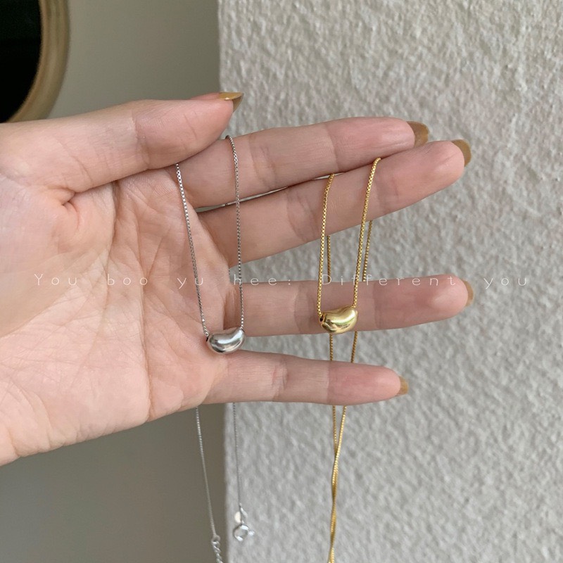 Dây chuyền, Vòng cổ nữ basic hạt đậu " Lucky Bean " Her Accessories C33