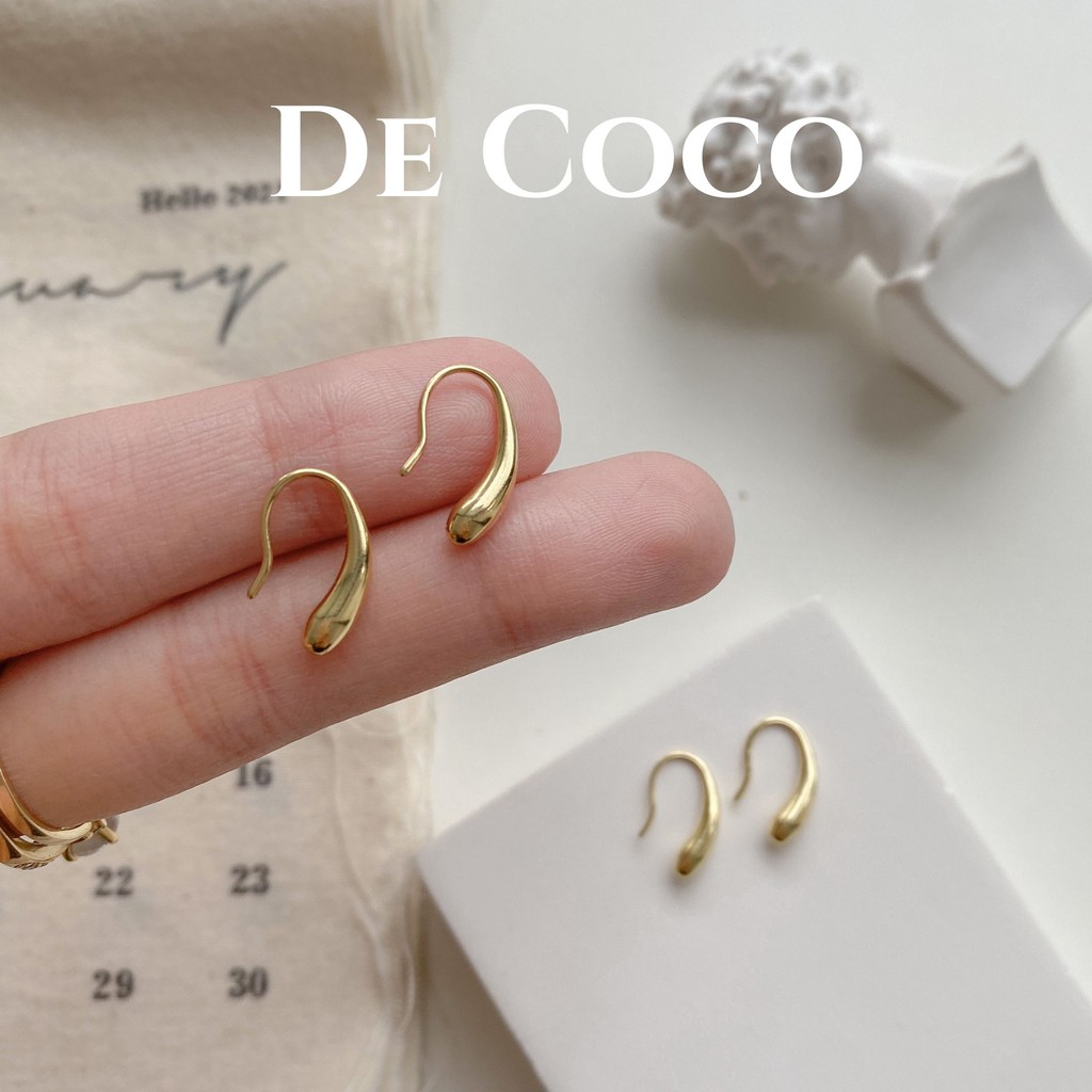 Khuyên tai hợp kim the hook De Coco decoco.accessories