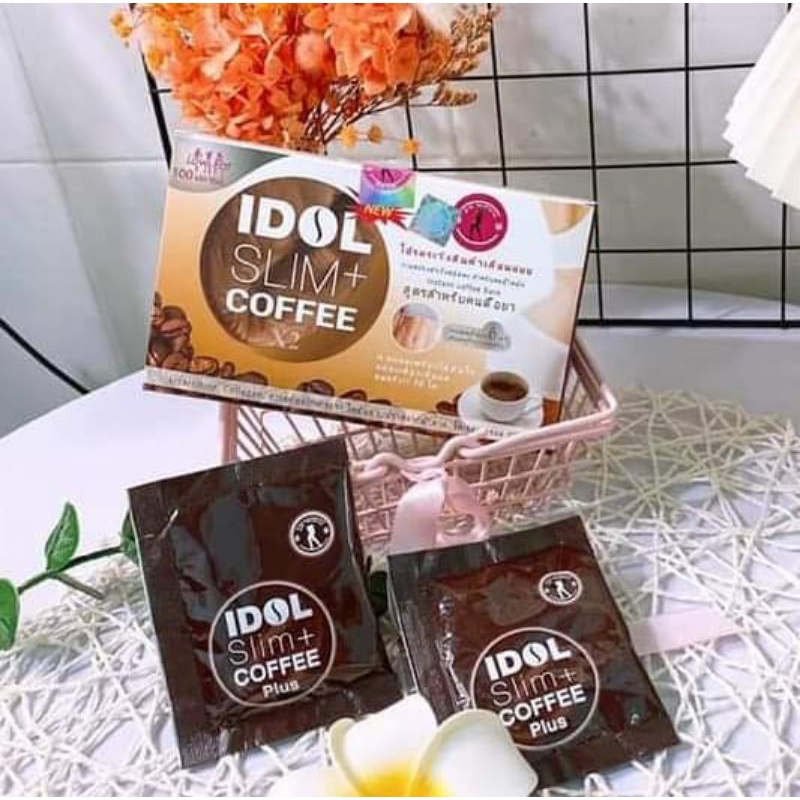Cà Phê Giảm Cân Idol Slim x2 Coffee Thái Lan (Hộp 10 Gói)
