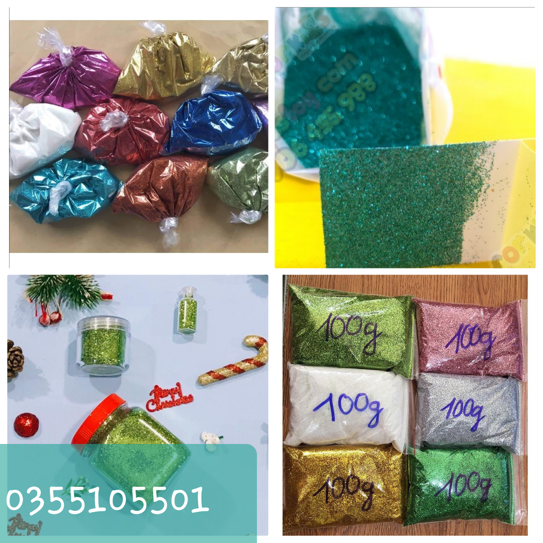 Bột kim tuyến trang trí 100g
