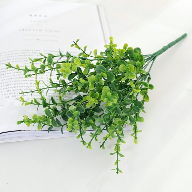 Lá bạch đàn nhựa mềm trang trí
