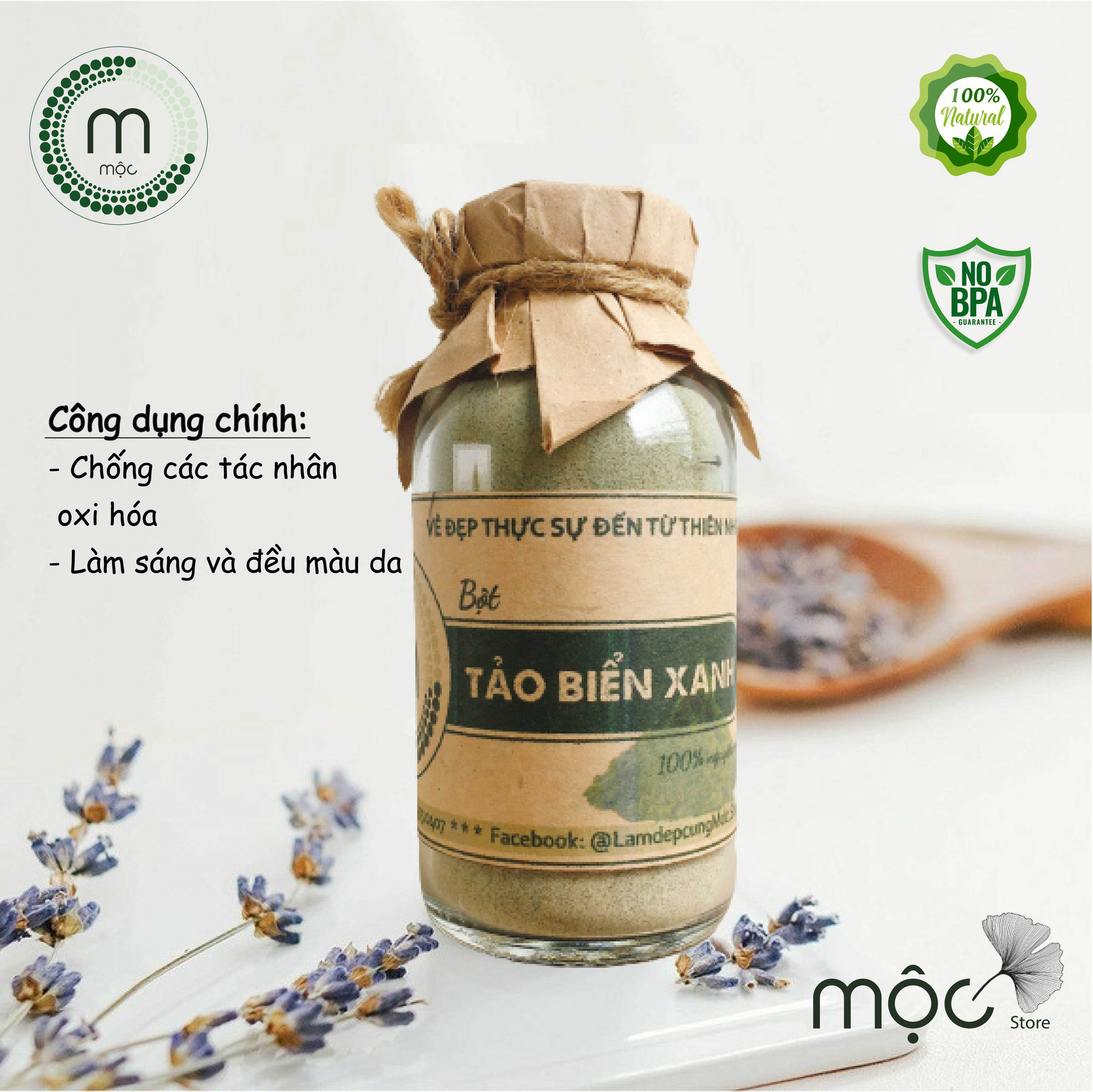 Japanese seaweed powder for face mask