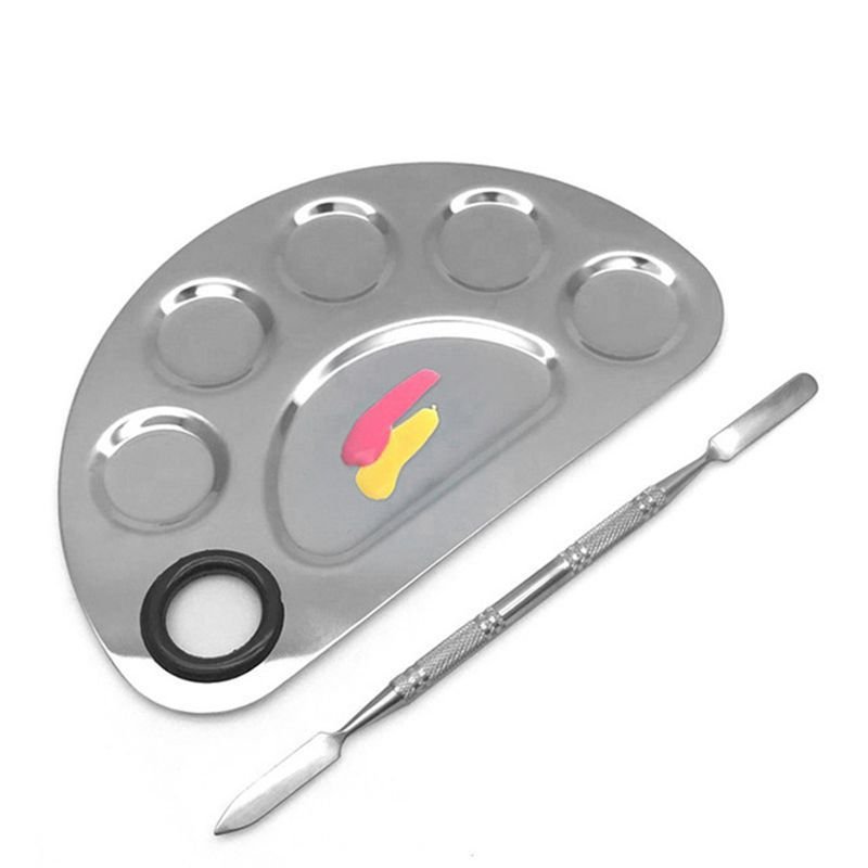 Khay trộn kem nền inox đa năng