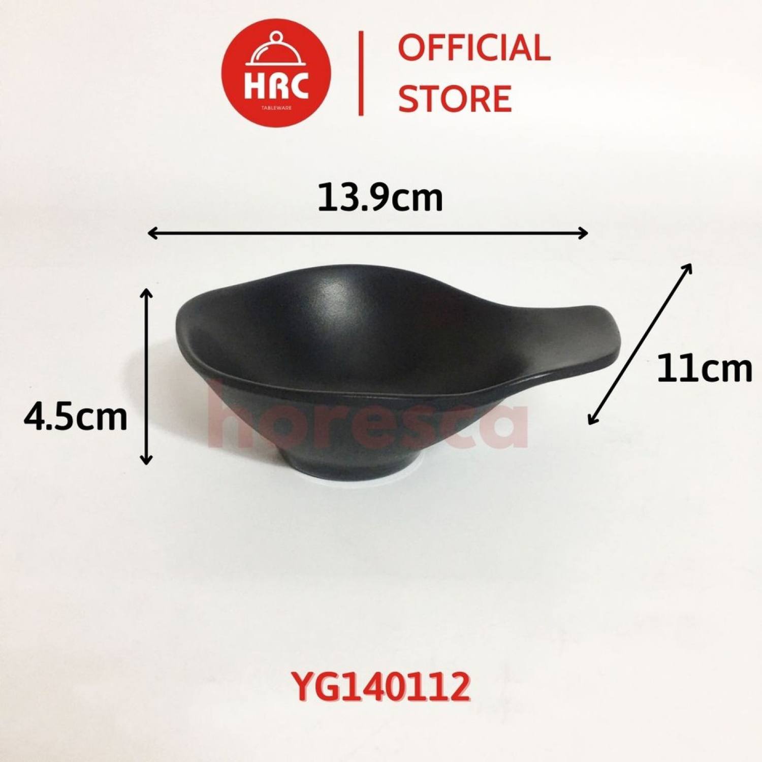 Bát cơm, chén cơm nhựa melamine đen nhám, kiểu Hàn Quốc Nhật Bản