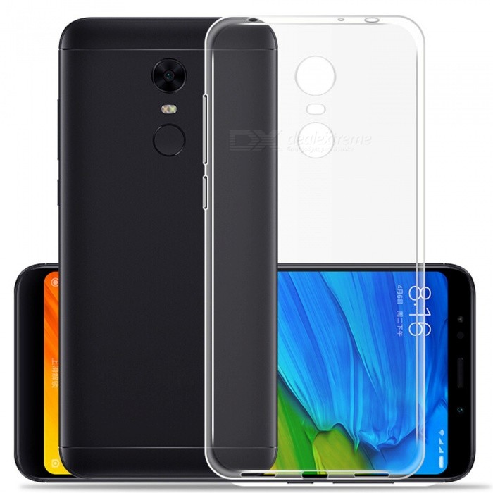 Ốp lưng dẻo trong Xiaomi Redmi 5 (Loại đẹp, chống bẩn)