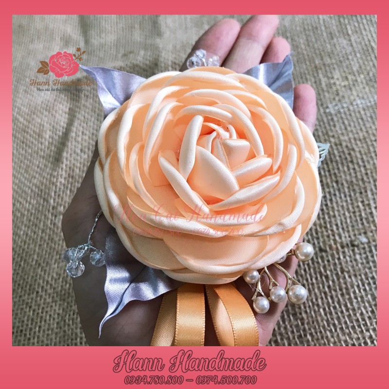 Hoa cài áo handmade cài Váy Đầm Cao Cấp [HANN HANDMADE - Hoa cài áo, phụ kiện thời trang sỉ]