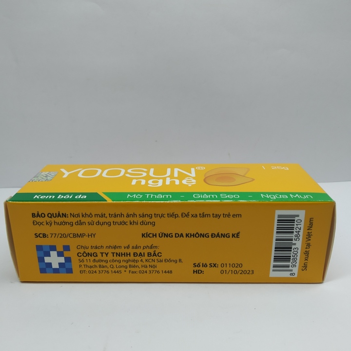 Yoosun kem Nghệ - Tuýp 25g