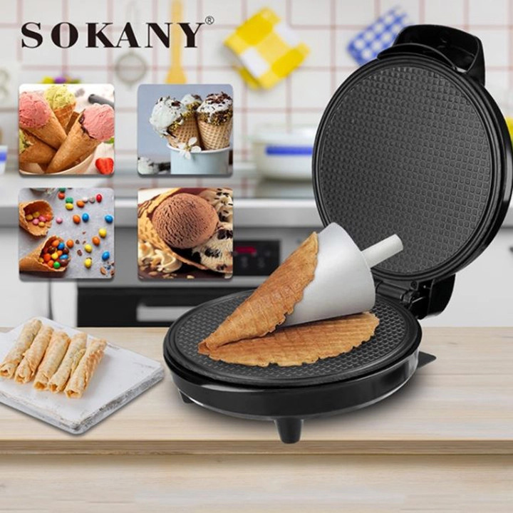 Máy làm bánh ốc quế sokany sk-135 1200w
