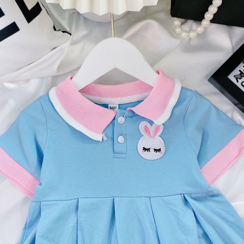 VÁY POLO THỎ SIÊU XINH CHO BÉ